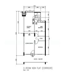 Blk 542 Bedok North Street 3 (Bedok), HDB 3 Rooms #593700331